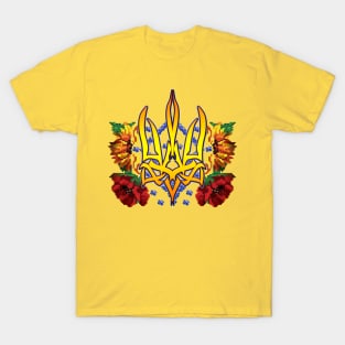 Trident with poppies T-Shirt